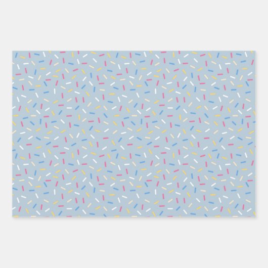 niedlich gekacheltes Party Geschenkpapier Set (Vorderseite 2)