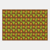 Niedlich gekacheltes südwestliches Muster Geschenkpapier Set (Vorderseite 3)