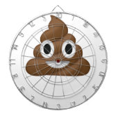 Niedlich Gekackt Emoji Dartscheibe (vorne)