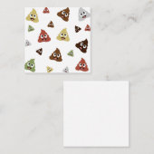 Niedlich Gekackt emoji-lustige Geschenkideen Begleitkarte (Vorne/Hinten)