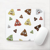 Niedlich Gekackt emoji-lustige Geschenkideen Mousepad (Mit Mouse)