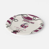 Niedlich geknackt und ein Girl-Halloween 1. Geburt Pappteller (Schrägansicht)