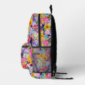 Niedlich-gelb-elegantes Muster Bedruckter Rucksack (Rechts)