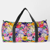 Niedlich-gelb-elegantes Muster Duffle Bag (Rückseite)