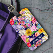 Niedlich-gelb-elegantes Muster Gepäckanhänger