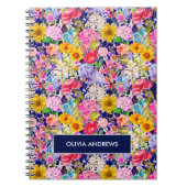 Niedlich-gelb-elegantes Muster Notizblock (Vorderseite)