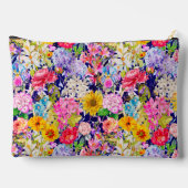 Niedlich-gelb-elegantes Muster Zubehörtasche (Rückseite)