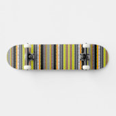 Niedlich-gelb-orange-Aztekenmuster Skateboard (Horizontal)