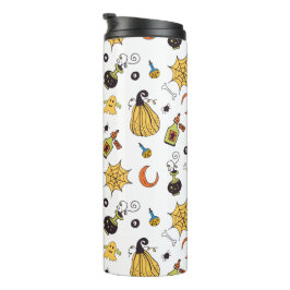 Niedlich-Gelb- und Grünbodentumbler Thermosbecher