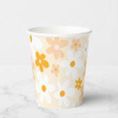 Niedlich Gelb und Weiß Pappbecher (Rechts)