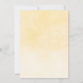 Niedlich-Gelbe Babydusche Elephant Balloons Dankeskarte (Rückseite)