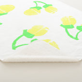 Niedlich-Gelbe Berries Minimalistischer Decken (3/4)