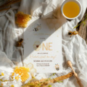 Niedlich-Gelbe Bienenhonig Einladung
