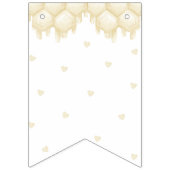 Niedlich-Gelbe Bienenhonig Wimpelkette (Erste Fahne)