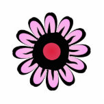 Niedlich-Gelbe Blume Fotoskulptur Magnet<br><div class="desc">Eine niedliche Karikatur-Blume,  um Ihre Küche oder Ihr Büro zu stärken. Es ist in der Vorschau nicht sichtbar,  aber diese haben eine weiße Kontur um sie herum.</div>