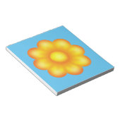 Niedlich-Gelbe Blume Notizblock (angewinkelt)