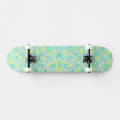 Niedlich-gelbe Blumenmuster Keramik Skateboard (Horizontal)