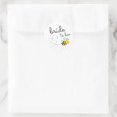 Niedlich-gelbe Brie zu bestechen Runder Aufkleber (Tasche)