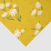 Niedlich-Gelbe Daisy-Blumendecoupage Seidenpapier (Ausschnitt)