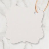 Niedlich-Gelbe Dinosaurier Hatchin Egg Gefälligkei Geschenkanhänger (Rückseite)