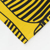 Niedlich Gelbe Doodkatzen Meow Fleecedecke (Ecke)