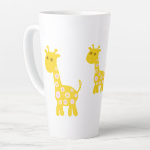 Niedlich-Gelbe Giraffe-Blume Milchtasse