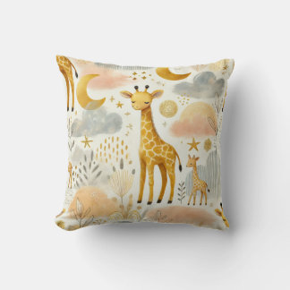 Niedlich Gelbe Giraffe Warm Baby Kinderzimmer Kiss Kissen