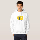 Niedlich-Gelbe Karawane Hoodie (Vorne ganz)