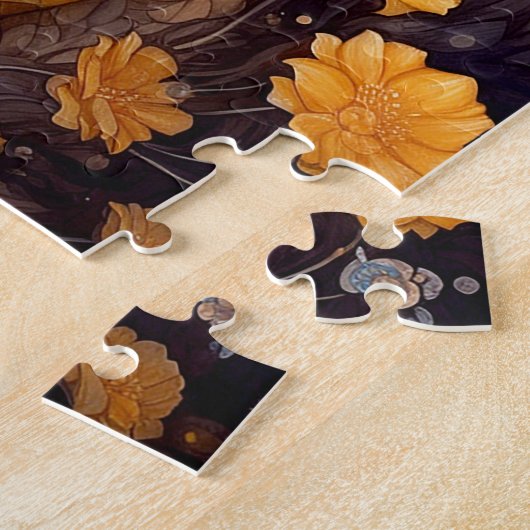 Niedlich Gelbe Märchen Fantasy Art Puzzle (Seite)