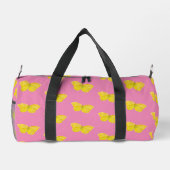 Niedlich Gelbe Schmetterlinge Duffle Bag (Rückseite)