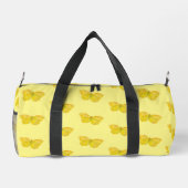 Niedlich-Gelbe Schmetterlingsfliege Duffle Bag (Rückseite)