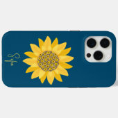 Niedlich Gelbe Sonnenblume Muttertag Case-Mate iPhone Hülle (Rückseite (Horizontal))