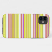 Niedlich-gelbe Streifen Case-Mate iPhone Hülle (Rückseite (Horizontal))