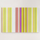 Niedlich-gelbe Streifen Puzzle (Horizontal)