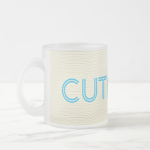 Niedlich Gelbe Tasse Glass Kaffeepause Tasse