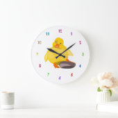 Niedlich Gelbente - Große Wanduhr (Zuhause)