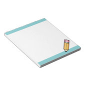 Niedlich-Gelber Cartoon-Stift Notizblock (angewinkelt)