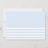 Niedlich-gelber Dinosaurier mit Happy Stars Baby D Einladung (Rückseite)