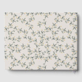 Niedlich-gelbes Hippo-Foliage jedes Lebensalter Gästebuch (Rückseite)