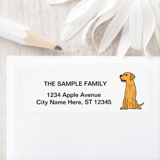 Niedlich-gelbes Labrador Retriever Puppy Dodge Art (Insitu)