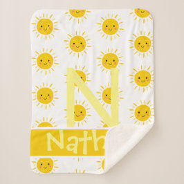 Niedlich Gelbes Lächeln Sonnencreme Name Baby Sherpadecke