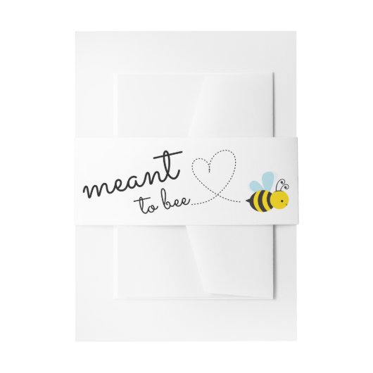 Niedlich-gelbes Mittel zum Bauchband Einladungsbanderole (Vorderseite Beispiel)