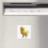 Niedlich-Gelbes Parakeet Freundliches Pet Bird Fot Magnet (In Situ (Geschirrspüler))