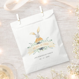 Niedlich-Gelbgrün-Blattwerk jedes Lebensalter Geschenktütchen