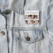 Niedlich Geliebte Mamma Mama Mütter Tag FotoCollag Button (Beispiel)