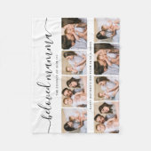 Niedlich Geliebte Mamma Mama Mütter Tag FotoCollag Fleecedecke (Vorderseite)