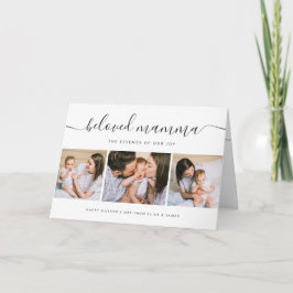 Niedlich Geliebte Mamma Mama Mütter Tag FotoCollag Karte