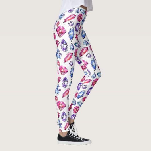 Niedlich Gem Muster Leggings (Rechts)