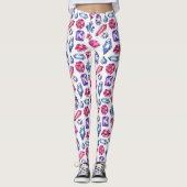 Niedlich Gem Muster Leggings (Vorderseite)