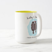 Niedlich gemacht für jedes andere Geschenk, das ih Zweifarbige Tasse (VorderseiteRechts)